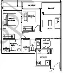 The Watergardens At Canberra (D27), Apartment #560563541